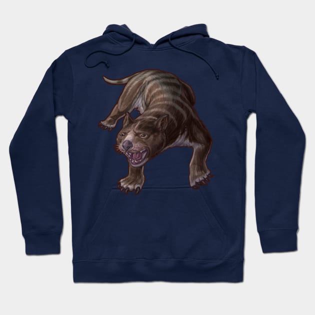 Thylacoleo carnifex Hoodie by CoffeeBlack